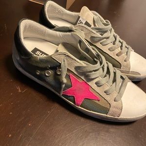 Golden Goose Deluxe Superstar Canvas Sneakers